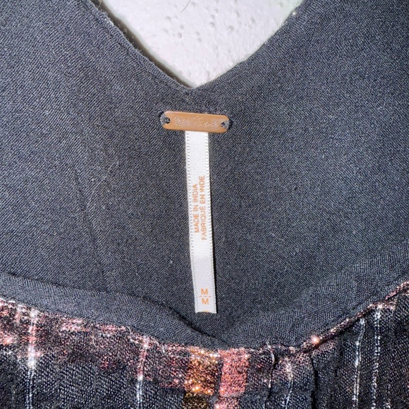 Free People “Barcelona” Plaid Mini Dress – Size M - Picture 6 of 8